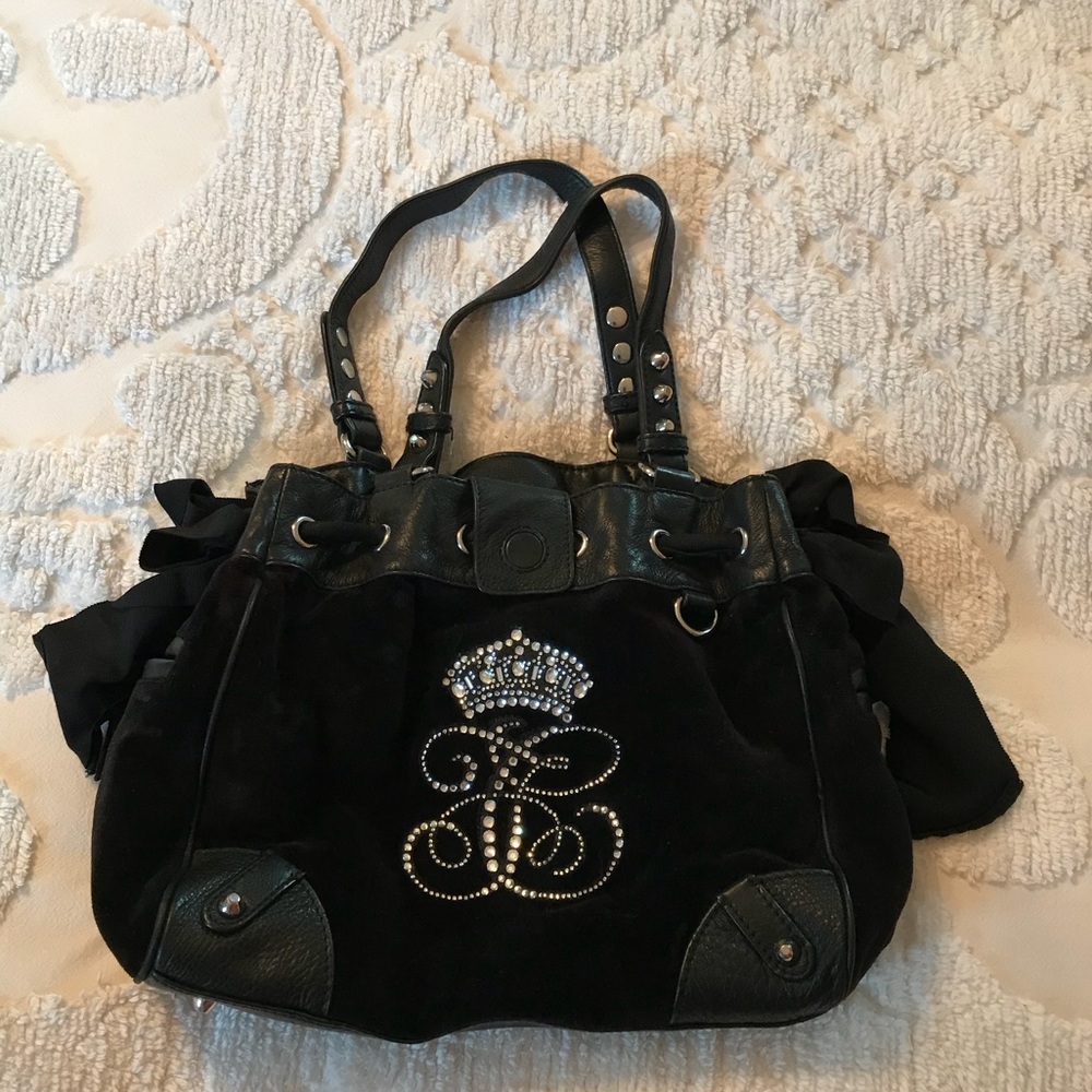 Black Velvet Juicy Couture Bag